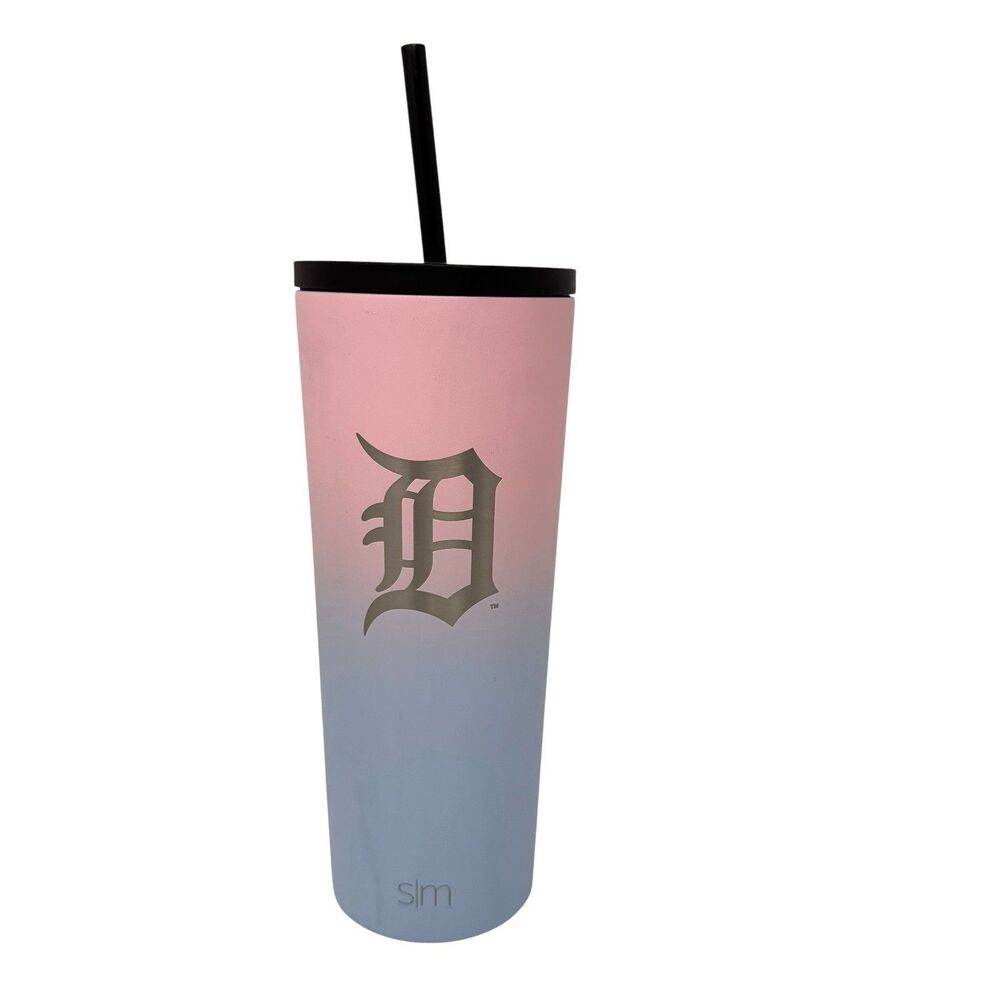 Simple Modern Detroit Tigers 24 OZ Classic Sweet Taffy Tumblr $54